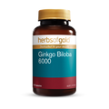 Herbs of Gold Ginkgo Biloba 6000 120 Vege Capsules