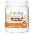 NutriVital Magnesium & Cramp Bark 200 Capsules
