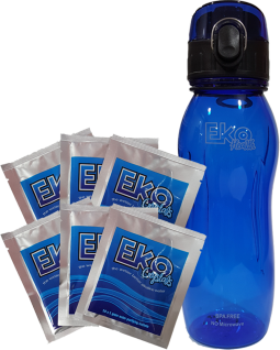 Eko Health Eko Crystals 60 x 1g Sachets + BPA Free Drink Bottle