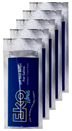Eko Health Eko Litmus pH Test Strips For Saliva 75 Strips (5x Pack of 15 Strips)