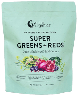 Nutra Organics Super Greens + Reds 1kg