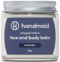 Handmaid Whipped Tallow Face and Body Balm Lavender 80g