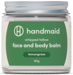Handmaid Whipped Tallow Face and Body Balm Lemongrass 80g