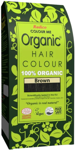 Radico Colour Me Organic Herbal Powder Hair Colour 100g Brown