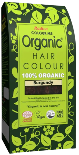 Radico Colour Me Organic Herbal Powder Hair Colour 100g Burgundy