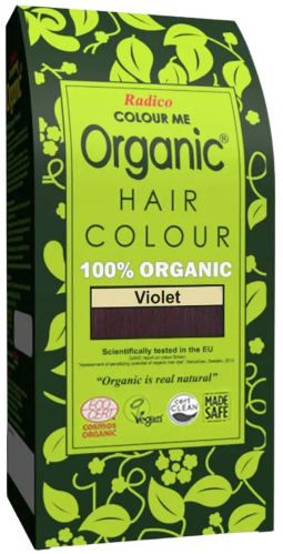 Radico Colour Me Organic Herbal Powder Hair Colour 100g Violet