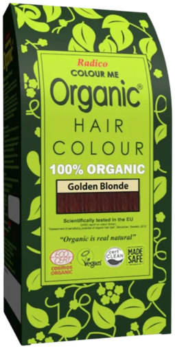 Radico Colour Me Organic Herbal Powder Hair Colour 100g Golden Blonde