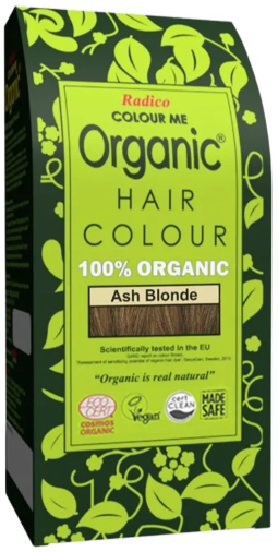 Radico Colour Me Organic Herbal Powder Hair Colour 100g Ash Blonde