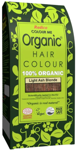 Radico Colour Me Organic Herbal Powder Hair Colour 100g Light Ash Blonde