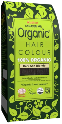 Radico Colour Me Organic Herbal Powder Hair Colour 100g Dark Ash Blonde