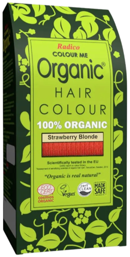 Radico Colour Me Organic Herbal Powder Hair Colour 100g Strawberry Blonde