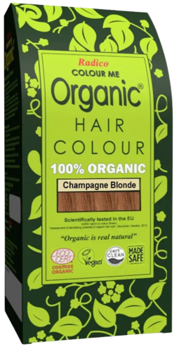 Radico Colour Me Organic Herbal Powder Hair Colour 100g Champagne Blonde