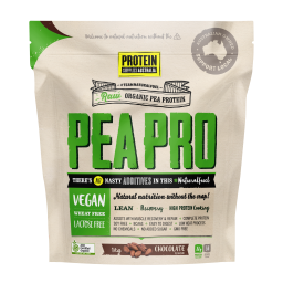 Protein Supplies Australia Organic Pea Protein Isolate 1Kg Chocolate