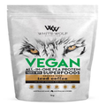 White Wolf Nutrition Vegan All-In-One Pea Protein with Superfoods 1kg Iced Coffee