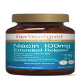 Herbs of Gold Niacin 100mg Extended Release 60 Tablets