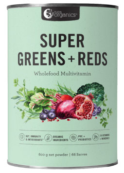 Nutra Organics Super Greens + Reds 600g