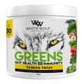 White Wolf Nutrition Greens Gut Health And Immunity 300g (60 Serves) Lemon Twist