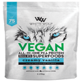 White Wolf Nutrition Vegan All-In-One Pea Protein with Superfoods 2.25kg Creamy Vanilla