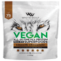 White Wolf Nutrition Vegan All-In-One Pea Protein with Superfoods 2.25kg Smooth Chocolate