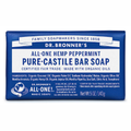 Dr. Bronner's All-One Hemp Pure-Castile Bar Soap Peppermint 140g