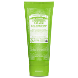 Dr. Bronner's Organic Shaving Soap Lemongrass Lime 207mL
