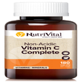 NutriVital Non-Acidic Vitamin C Complete 180 Tablets