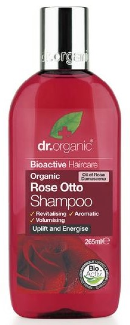 Dr Organic Rose Otto Shampoo 265mL