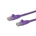 StarTech N6PATC50CMPL CAT6 Ethernet Cable 50cm Purple 650MHz Snagless Patch Cord