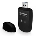Simplecom CR303-BK CR303 2-Slot SuperSpeed USB 3.0 Card Reader - Black