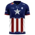 CHIEFS CHFS-J-CA-S X MARVEL Captain America Jersey - Small (Avail: In Stock )