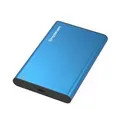 Simplecom SE221-BL SE221 Aluminium 2.5" SATA HDD/SSD USB3.1 Enclosure - Blue