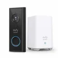 Eufy E8210CW1 Video Doorbell 2K Wireless with Homebase 2