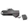 SanDisk SDIX70N-128G 128GB 2-in-1 iXpand Luxe Lightning & USB-C 3.1 Flash Drive