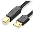 Ugreen 20847 2.0m USB 2.0 Type-A Male to USB Type-B Male Printer Cable - Black