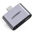 Ugreen 70312 2-in-1 USB-C to 3.5mm Audio Adapter with 1.5A USB-C Power Delivery