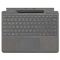 Microsoft 8X8-00075 Surface Pro 8 & 9 Signature Keyboard Cover with Pen - Platinum