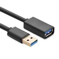 Ugreen 30125 0.5m USB3.0 Extension Male to Female Cable - Black