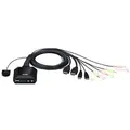 ATEN CS22H-AT CS22H 2-Port USB 4K HDMI Cable KVM Switch with Remote Port Selector