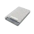 Simplecom SE101-CL Tool-Free 2.5'' SATA to USB 3.0 HDD/SSD Enclosure - Clear