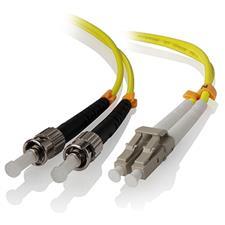 Alogic LCST-0.5-OS2 0.5m LC-ST Single Mode Duplex LSZH Fibre Cable 09/125 OS2