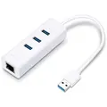 TP-Link UE330 3 Port USB 3.0 Hub & Gigabit Ethernet Adapter