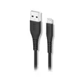 Klik KUL12BK 1.2m Apple Lightning to USB Sync/Charge MFi Cable - Black