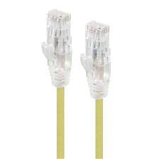 Alogic C6S-1.5YEL 1.5m Alpha Series Ultra Slim CAT6 Network Cable - Yellow