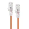Alogic C6S-02ORN 2m Alpha Series Ultra Slim CAT6 Network Cable - Orange