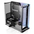 Thermaltake CA-1Q8-00M1WN-00 DistroCase 350P Open Frame Tempered Glass Mid Tower ATX Case - Black