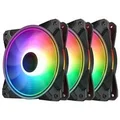 Deepcool DP-F12-AR-CF120P-3P CF120 PLUS 120mm A-RGB LED Case Fan Black - 3 Pack (Avail: In Stock )