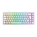 Xtrfy K5-RGB-CPTTPWHITERUS K5 Compact RGB Transparent White 65% Mechanical Gaming Keyboard