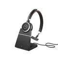 Jabra 6593-833-499 Evolve 65 SE UC Mono Bluetooth Business Headset (USB Dongle + Stand)