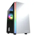 Cougar PURITY RGB WHITE Purity RGB Tempered Glass Mini-Tower Micro-ATX Case - White (Avail: In Stock )