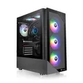 Thermaltake CA-1X3-00M1WN-00 View 200 Tempered Glass ARGB Mid Tower Case - Black (Avail: In Stock )